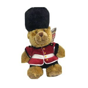 British Queen Palace Guardsman Plush Teddy Bear 10” NWT